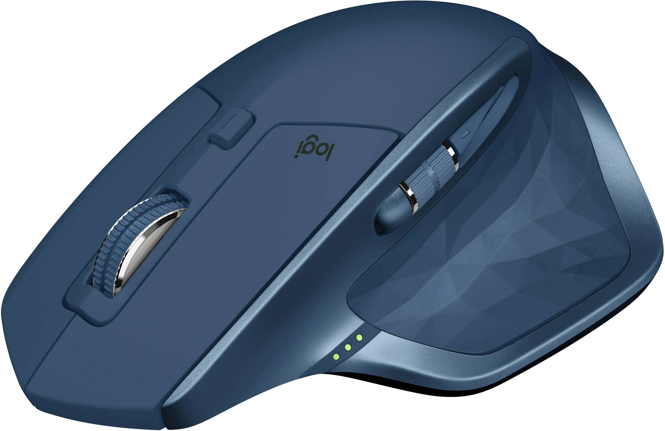 Souris Bluetooth Logitech Mx Master S Laser Rechargeable Ergonomique Bleu Nuit Pc