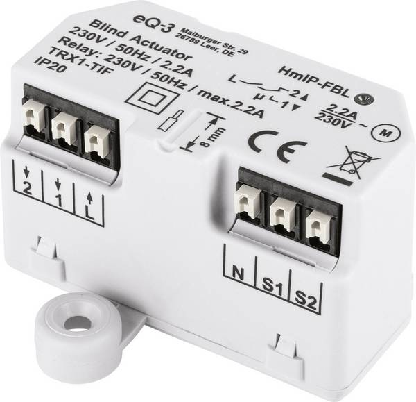 Homematic IP sans fil Actionneur de store   HmIP-FBL