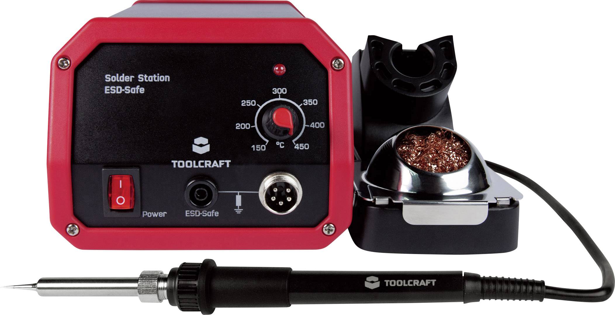 Station de soudage;TOOLCRAFT ST-100A analogique 100 W 150 - 450 °C avec panne à souder