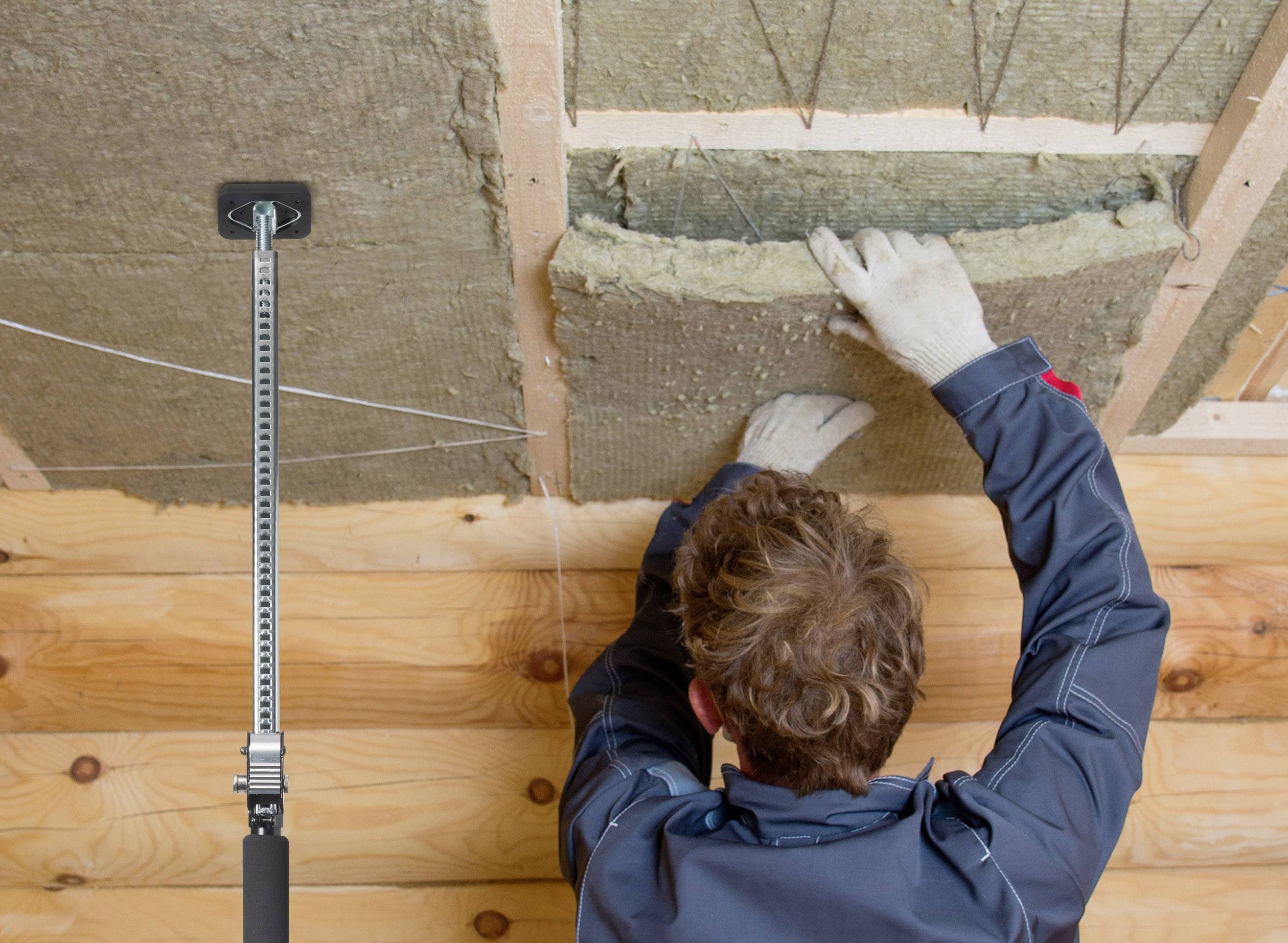 TOOLCRAFT Etai Longueur réglable: 1600 - 2900 mm Capacité de charge (max.): 60 kg-2