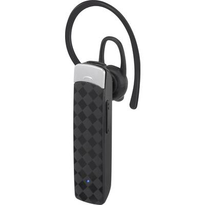 Renkforce RF-BH-1000 téléphone portable  Oreillette Bluetooth Mono noir  volume réglable, Affichage de la charge de la b