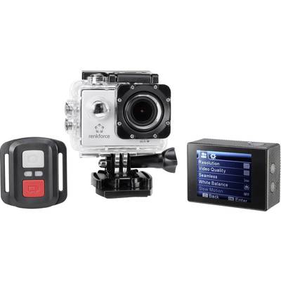 Caméra sport Renkforce RF-AC-1080P Full HD, WiFi, étanche, protégé contre la poussière             