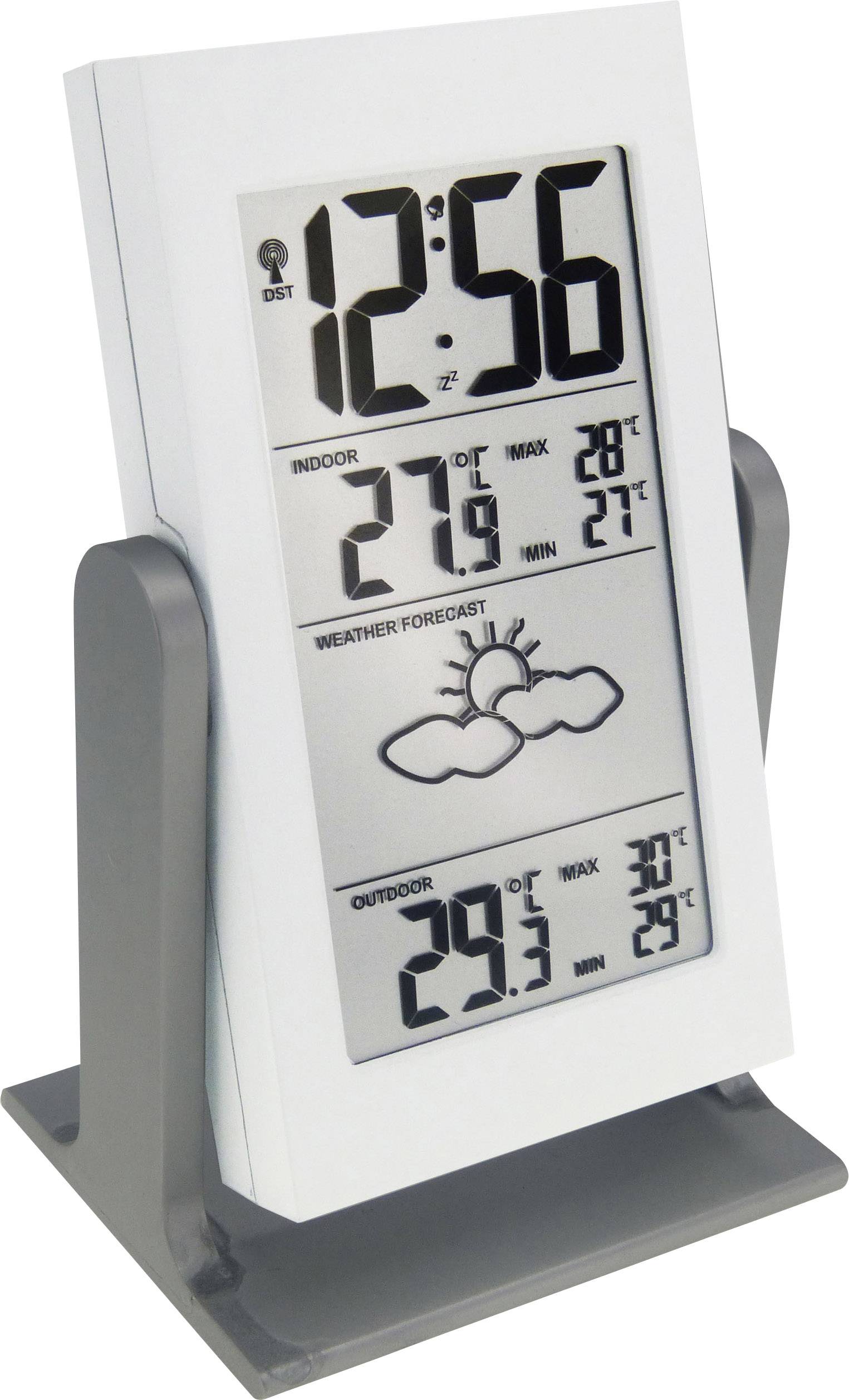 Station météo radiopilotée numérique Techno Line WS 9135 blanc, argent-2