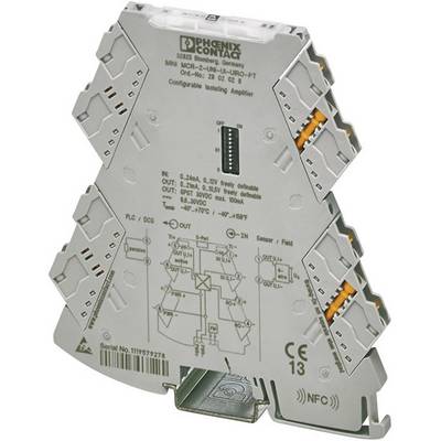Amplificateur de séparation de Phoenix Contact avec entrées configurables. Pour la commutation de signaux de tension et de courant dans des applications industrielles.