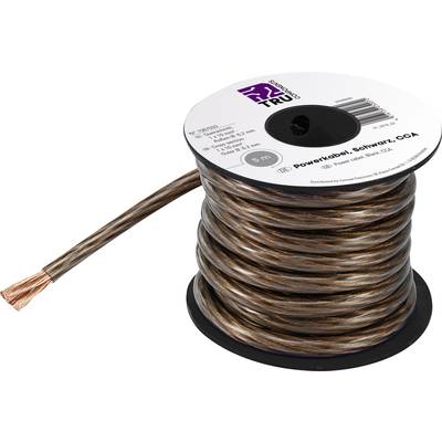 Câble de masse  TRU COMPONENTS CCA 1567036 1 x 16 mm² noir 5 m
