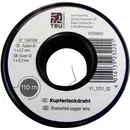 Fil de cuivre émaillé TRU COMPONENTS 2UEWF 1570225 Diamètre extérieur (avec vernis isolant): 0.10 mm 450 m