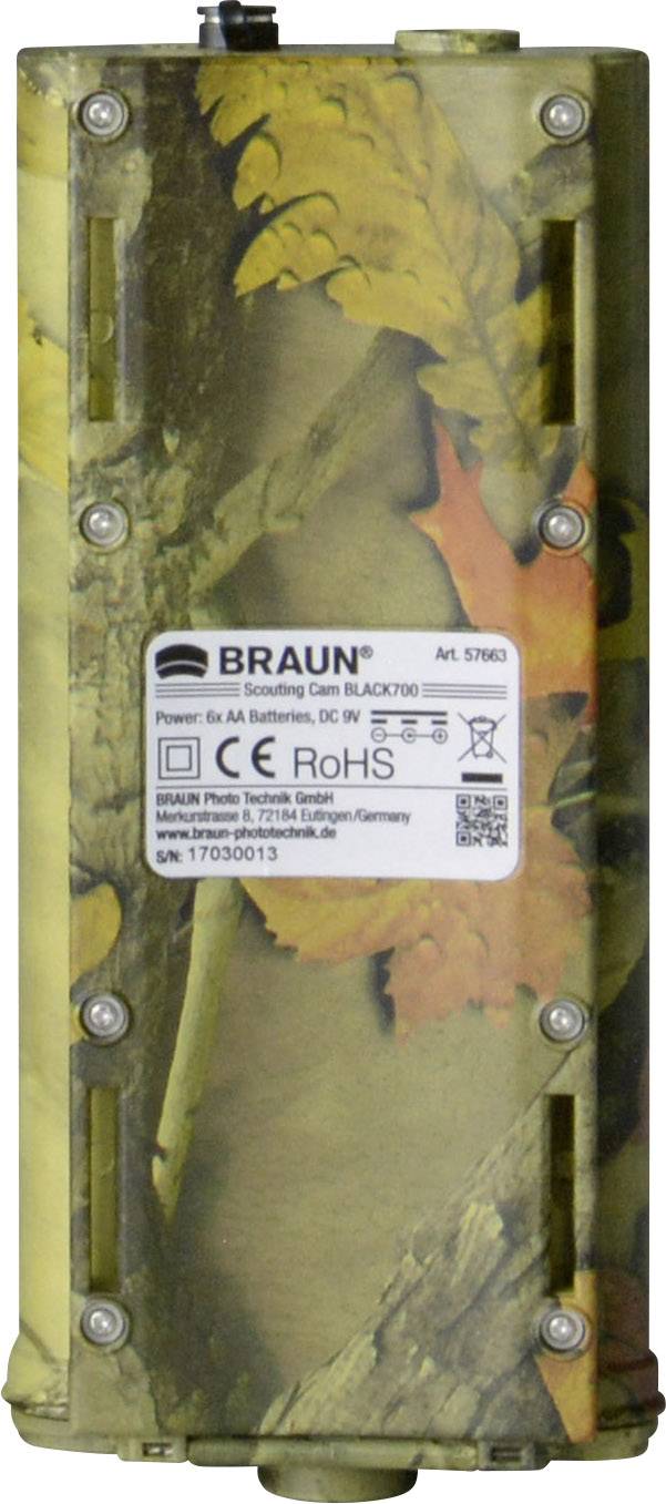 Caméra de chasse Braun Germany Black700 12 Mill. pixel LED noires, télécommande camouflage-1