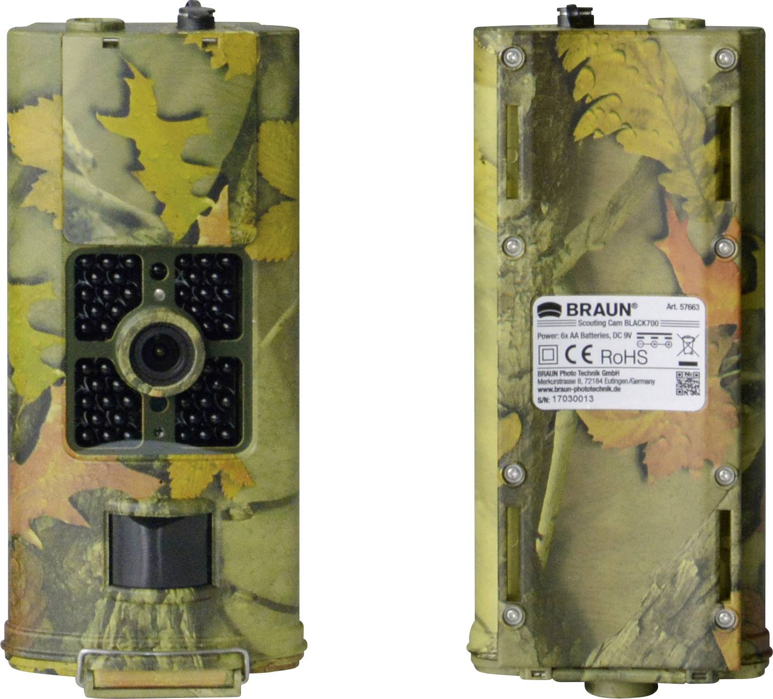 Caméra de chasse Braun Germany Black700 12 Mill. pixel LED noires, télécommande camouflage-3