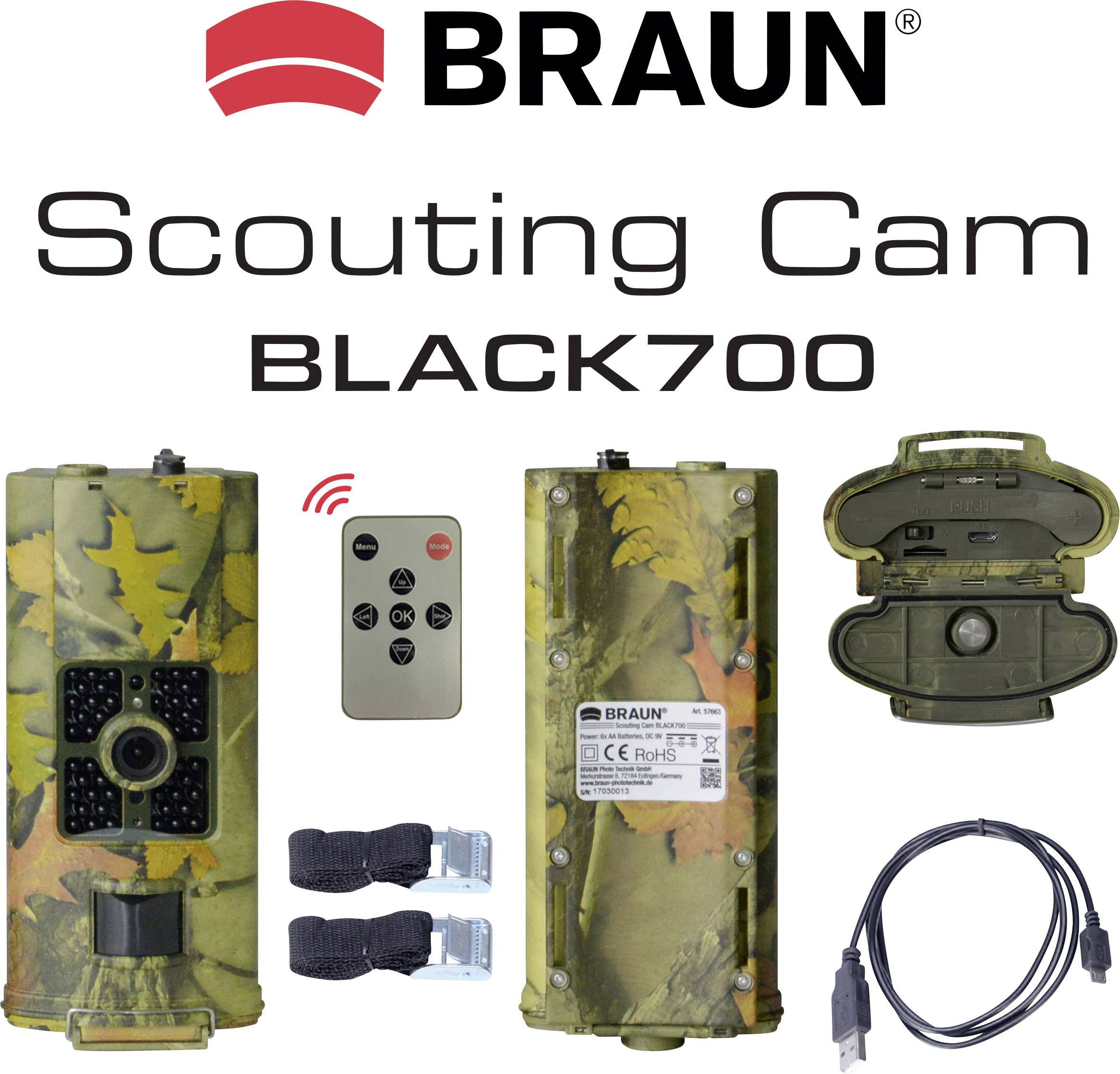 Caméra de chasse Braun Germany Black700 12 Mill. pixel LED noires, télécommande camouflage-6