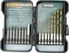 Brüder Mannesmann M54325 16 pièces Assortiment de forets et d'embouts métal 1.5 mm, 2 mm, 2.5 mm, 3 mm, 4 mm, 4.5 mm, 5 mm, 6 mm