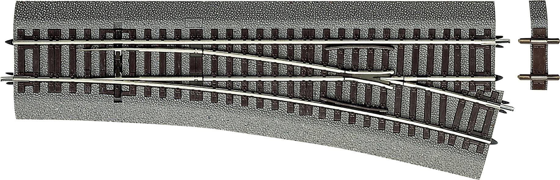 (H0) Voie Rocoline (avec ballast) 42535 Aiguillage, à droite 230 mm 1 pc(s)