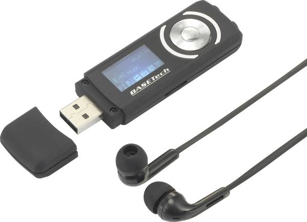 Digital Voice Recorder Notice En Français Lecteur MP3 Basetech BS-MP3-01 BT-1594192 8 GB noir double sortie
