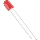 TRU COMPONENTS 1577399 LED rouge ovale 5 mm 1500 mcd 110 °, 50 ° 20 mA