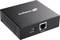 Un injecteur PoE réseau noir avec le logo 'EDIMAX Pro'. Un port Ethernet et deux voyants LED de statut sont visibles.