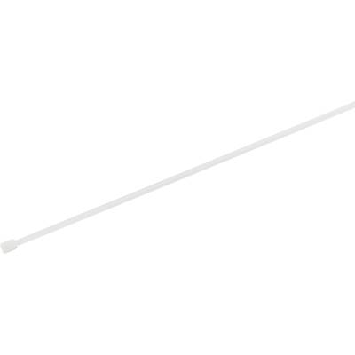 TRU COMPONENTS 1577923  Serre-câble 150 mm 1.90 mm blanc stabilisé à la chaleur 100 pc(s)