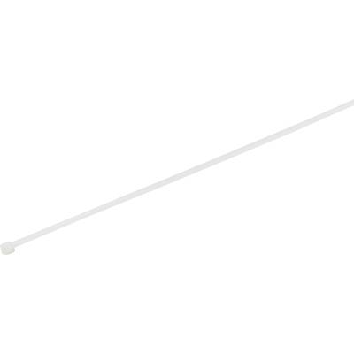TRU COMPONENTS 1577927  Serre-câble 80 mm 2 mm blanc stabilisé à la chaleur 100 pc(s)