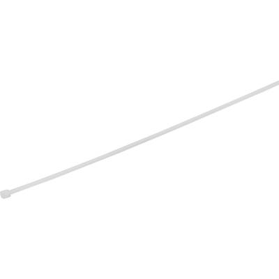 TRU COMPONENTS 1577939  Serre-câble 180 mm 2.30 mm blanc stabilisé à la chaleur 100 pc(s)