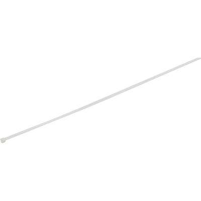 TRU COMPONENTS 1578003  Serre-câble 250 mm 4 mm blanc stabilisé à la chaleur 100 pc(s)