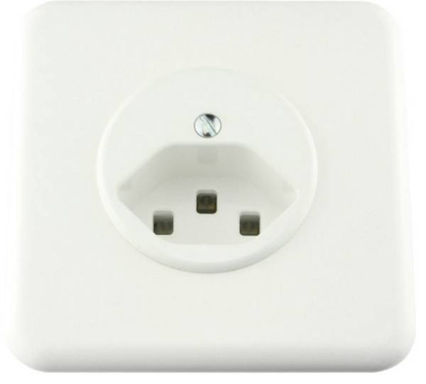 MICA simple Insert Prise de courant Mica blanc 132490 1 pc(s)
