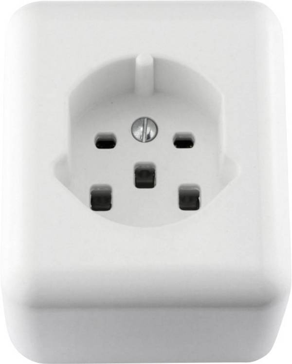MICA simple Insert Prise de courant Mica blanc 132493 1 pc(s)