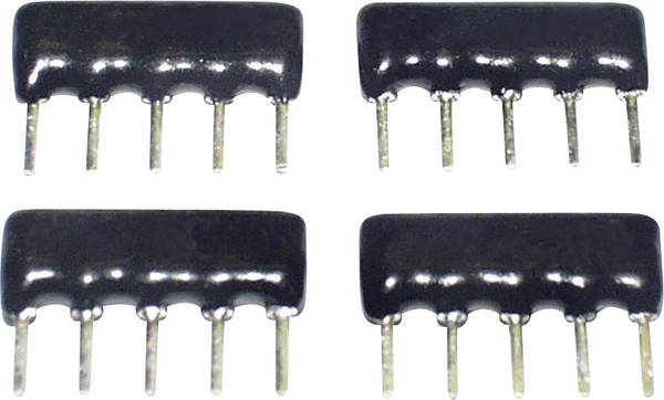 TANCAP SIP-A05-472G SIP-A05-472G Résistance à couche épaisse 4.7 kΩ THT SIP-5 0.125 W 1 pc(s)