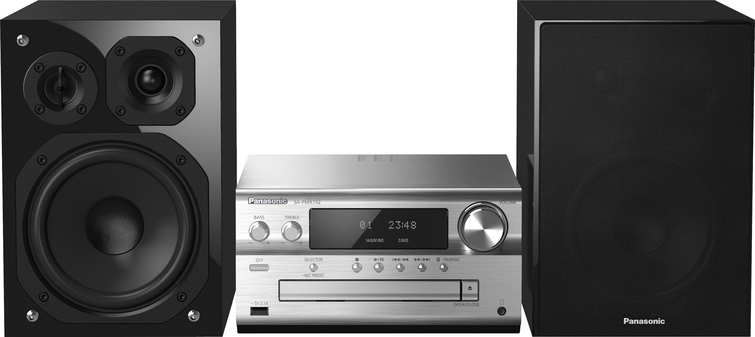 Micro-chaîne Panasonic SC-PMX92EG-K - Audio Haute Résolution Bluetooth DAB+