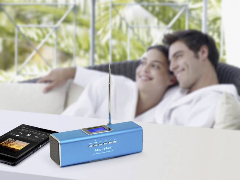 Technaxx Musicman BT-X29 Enceinte Bluetooth bleu-2