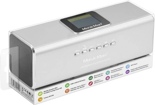 Technaxx Musicman BT-X29 Enceinte Bluetooth argent-3
