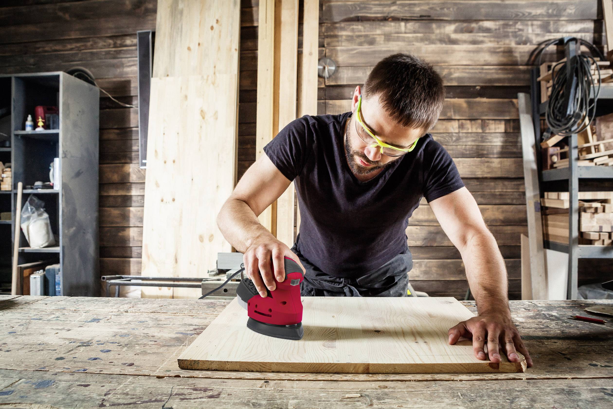 TOOLCRAFT T-MS 200 W 1582582 Ponceuse multi + accessoires 200 W 150 x 150 x 100 mm-5