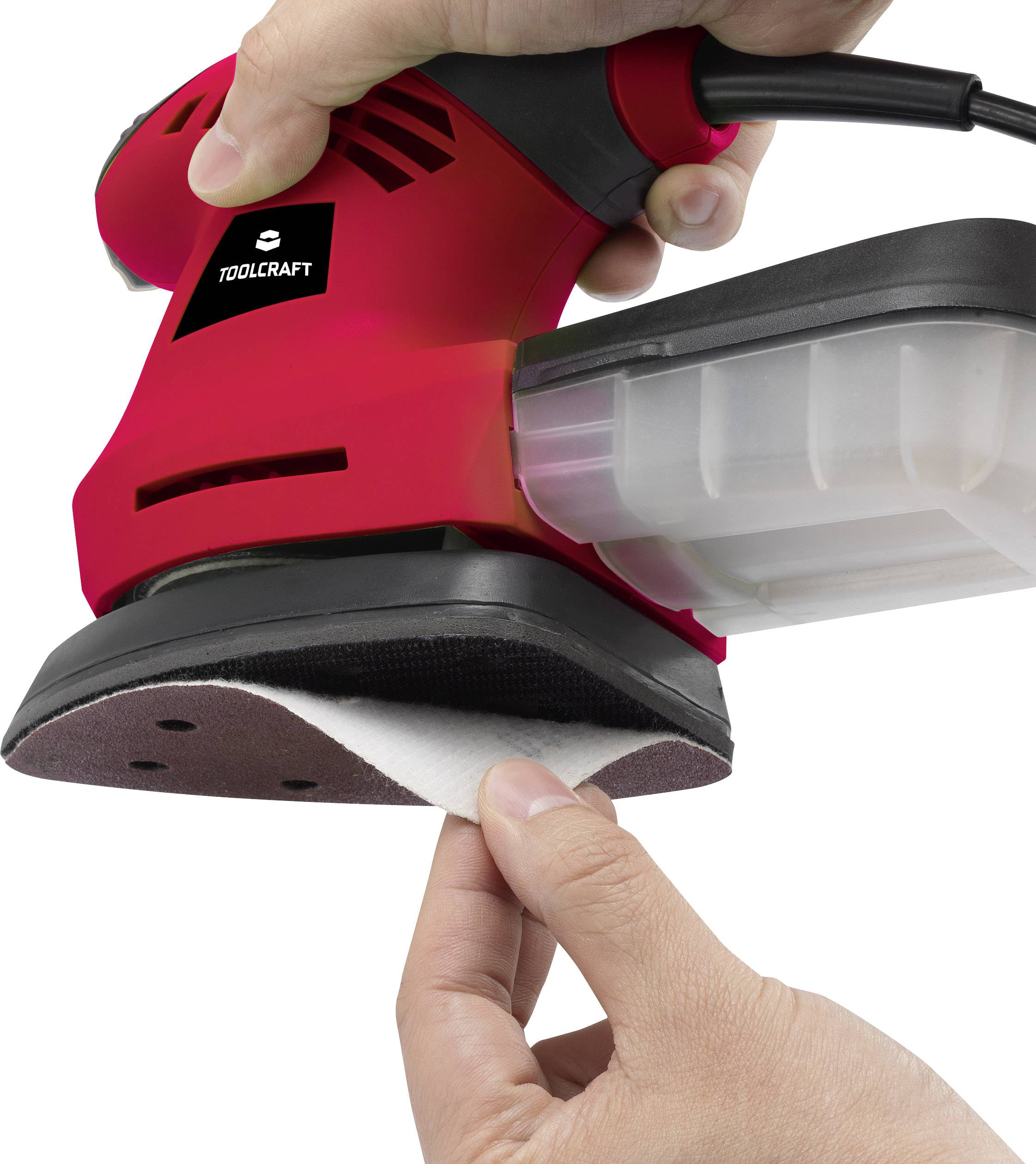 TOOLCRAFT T-MS 200 W 1582582 Ponceuse multi + accessoires 200 W 150 x 150 x 100 mm-7