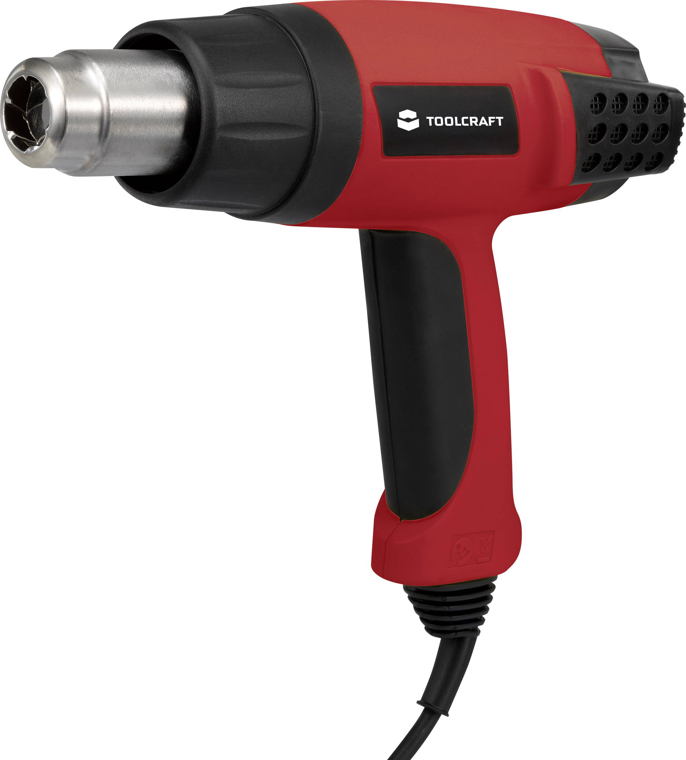 TOOLCRAFT;1582584Numérique Pistolet à air chaud;+ accessoires, + mallette;2000 W-2