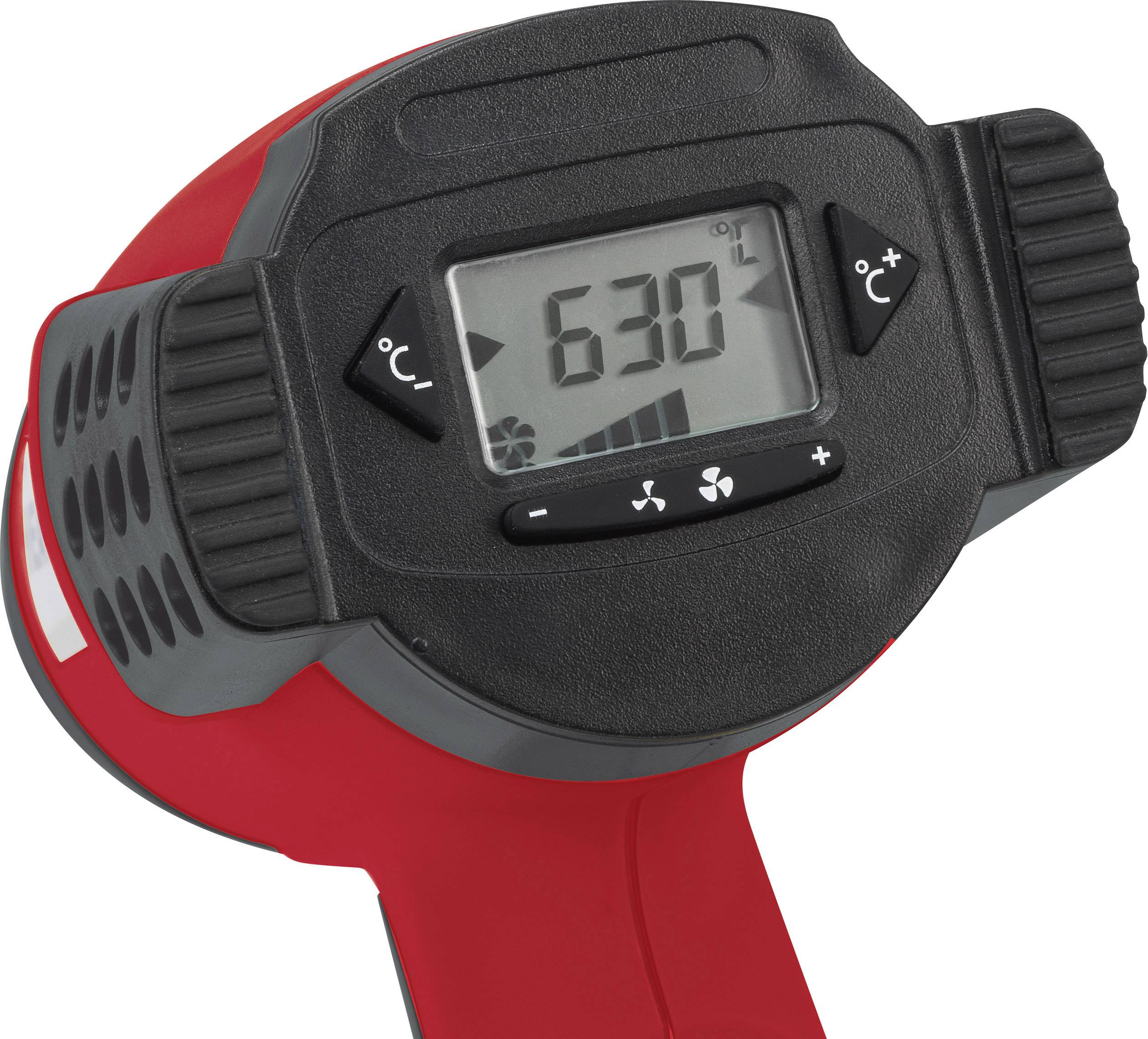 TOOLCRAFT;1582584Numérique Pistolet à air chaud;+ accessoires, + mallette;2000 W-4