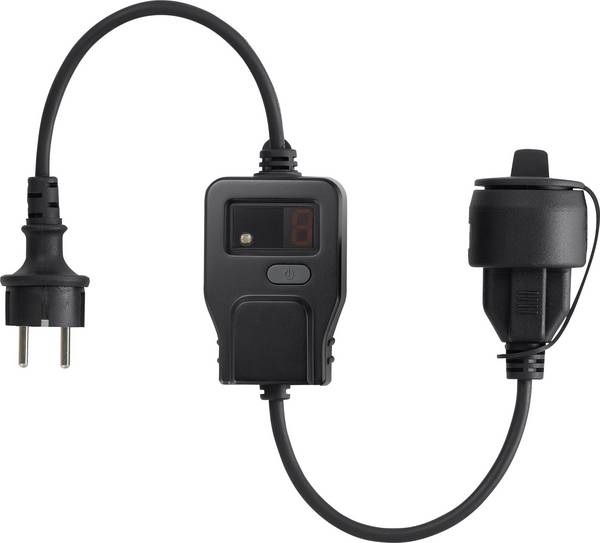 interBär 8813-004.01 Interrupteur crépusculaire noir 230 V 1 à 9 h