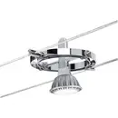 Paulmann Cardan 94144 Système de base pour éclairage sur câble GU5.3 40 W LED chrome, chrome (mat)