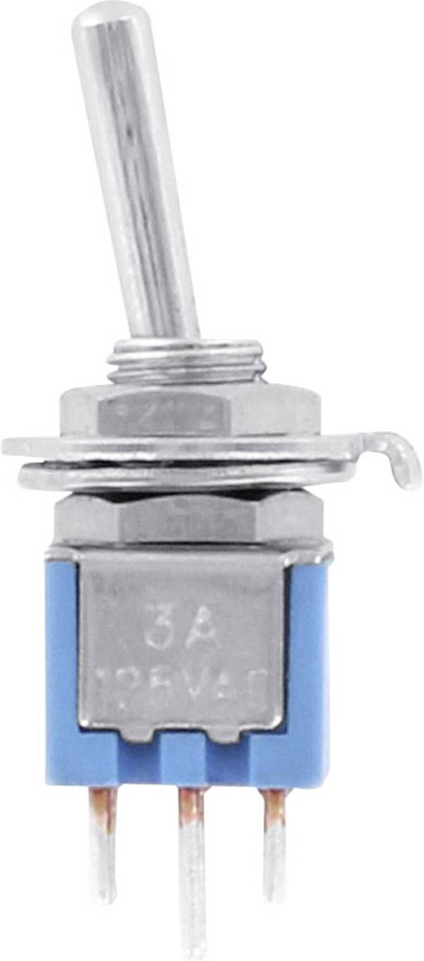 TRU COMPONENTS  TC-MK245  TC-MK245  Interrupteur à levier      2 x On/On    à accrochage  1 pc(s)