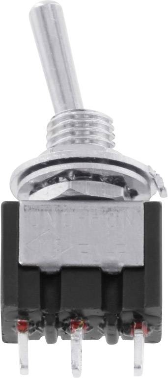 TRU COMPONENTS TC-MK313 TC-MK313 Interrupteur à levier 125 V/AC 1 x On/Off/On permanent/0/permanent 1 pc(s)