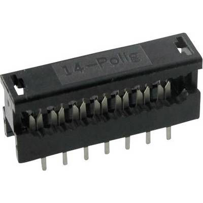 Support de circuit intégré à 14 broches, rectangulaire avec deux rangées de broches, destiné à recevoir un circuit intégré sur une carte électronique.