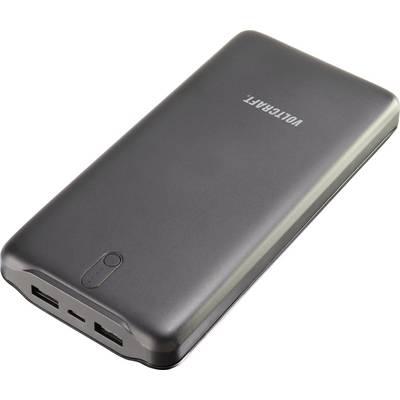 VOLTCRAFT Powerbank (batterie supplémentaire) 20000 mAh LiPo noir-0