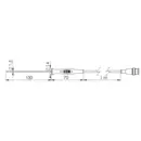 Greisinger GF 1T-E1.5 Sonde à piquer -70 à 250 °C sonde Pt1000