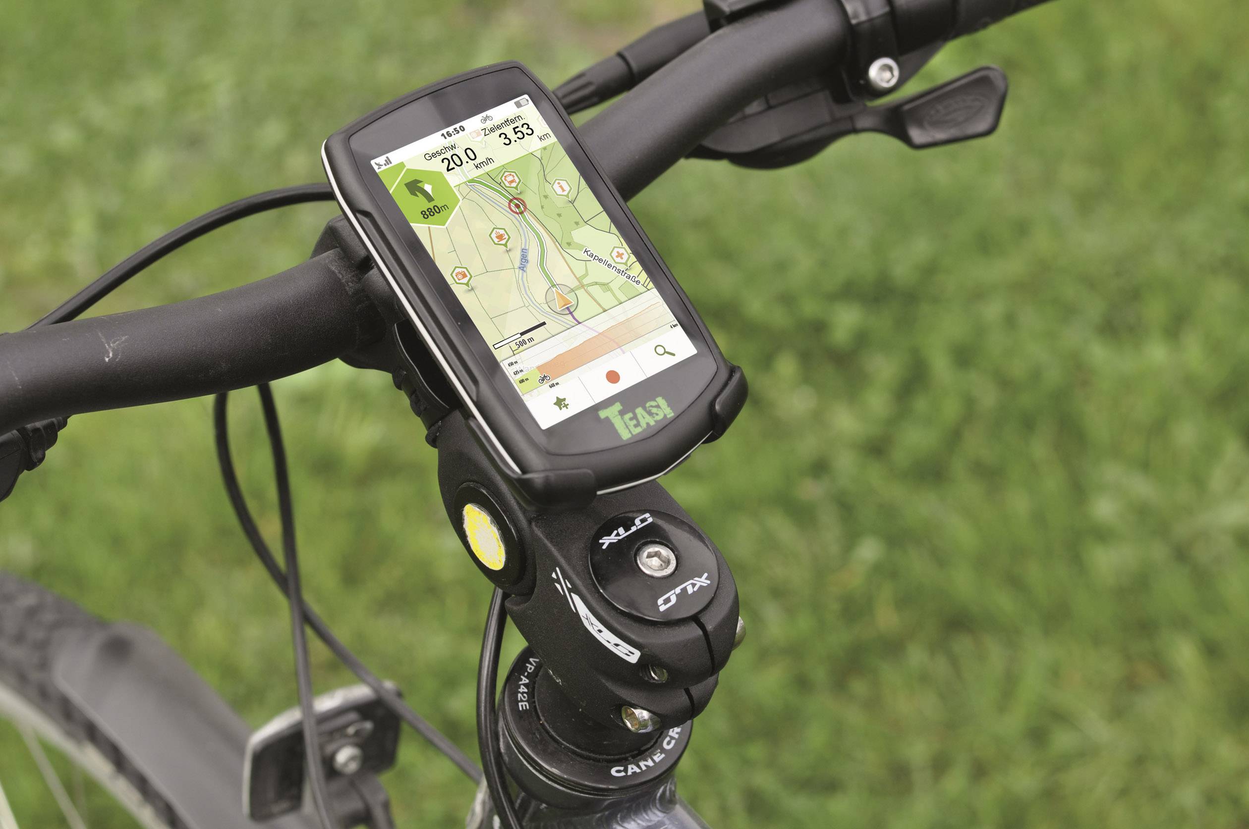 GPS de vélo Teasi ONE classic Europe centrale protection antiéclaboussures