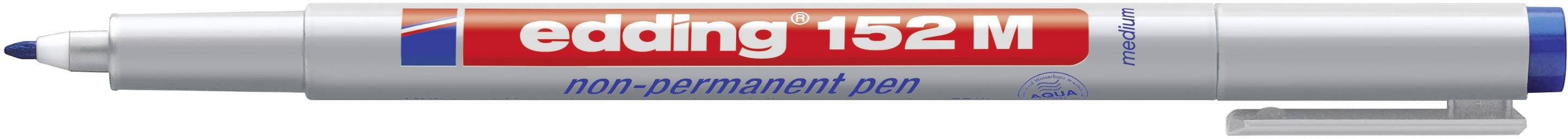 Edding Feutre pour transparent 152 M non-permanent pen 4-152003 bleu