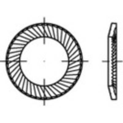 Dessin technique d'un composant sphérique avec un cercle intérieur cannelé et une vue de côté.