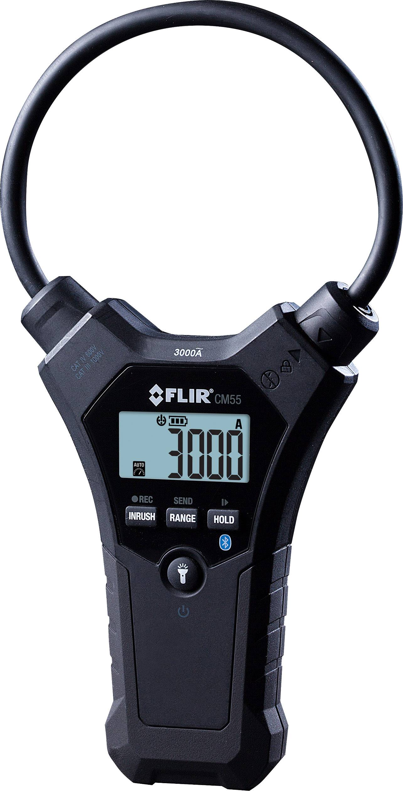 FLIR CM55 Pince ampèremétrique numérique CAT IV 600 V, CAT III 1000 V Affichage (nombre de points): 3000-1