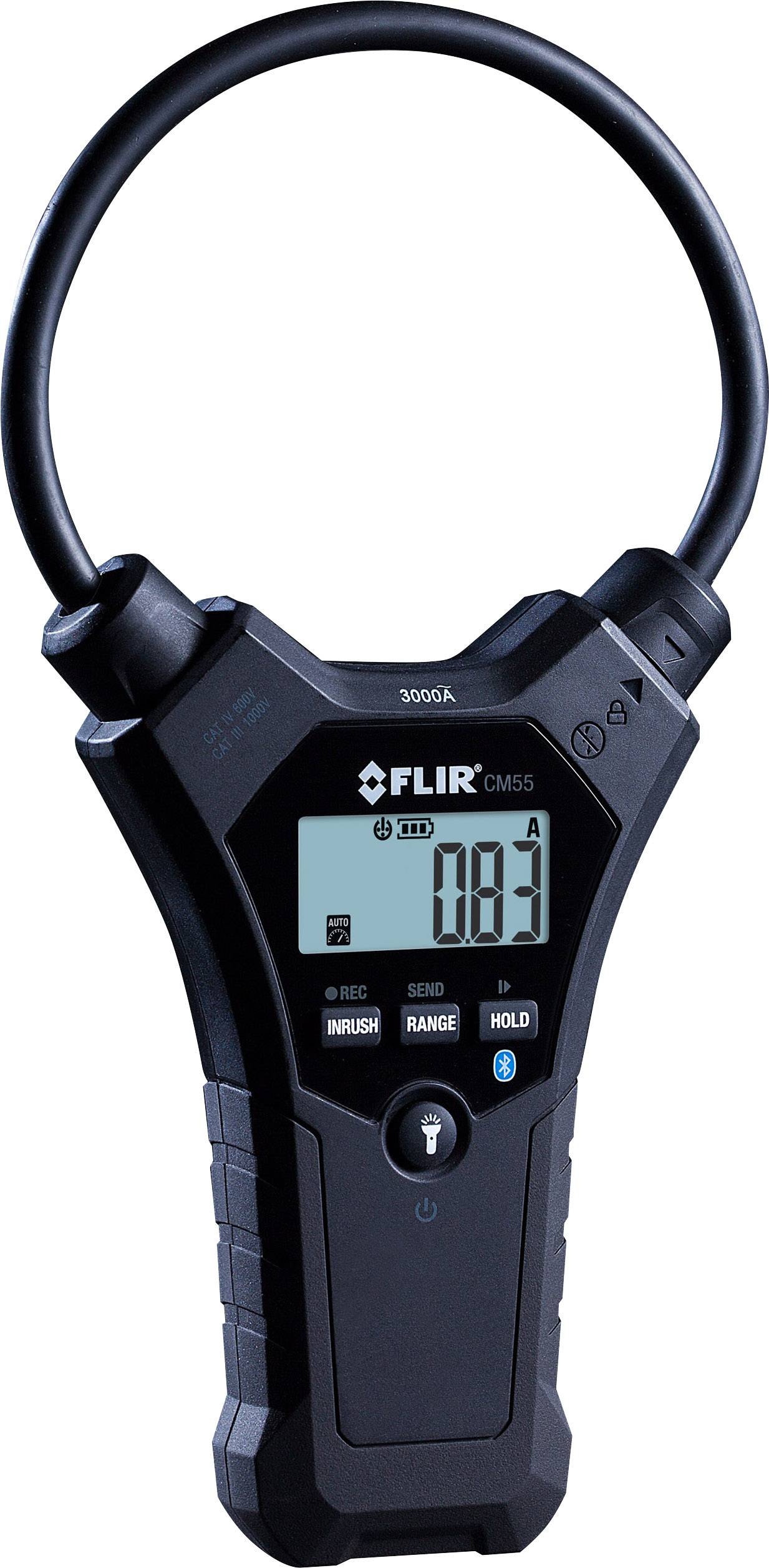 FLIR CM55 Pince ampèremétrique numérique CAT IV 600 V, CAT III 1000 V Affichage (nombre de points): 3000-3