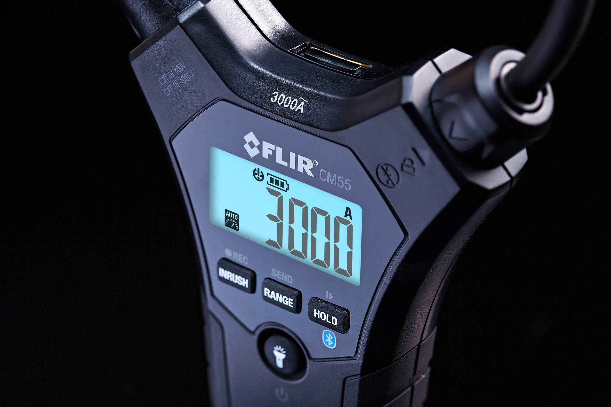 FLIR CM55 Pince ampèremétrique numérique CAT IV 600 V, CAT III 1000 V Affichage (nombre de points): 3000-8