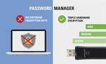 Clé gestionnaire de mots de passe USB renkforce PM-01 - Plus besoin de retenir les mots de passe !