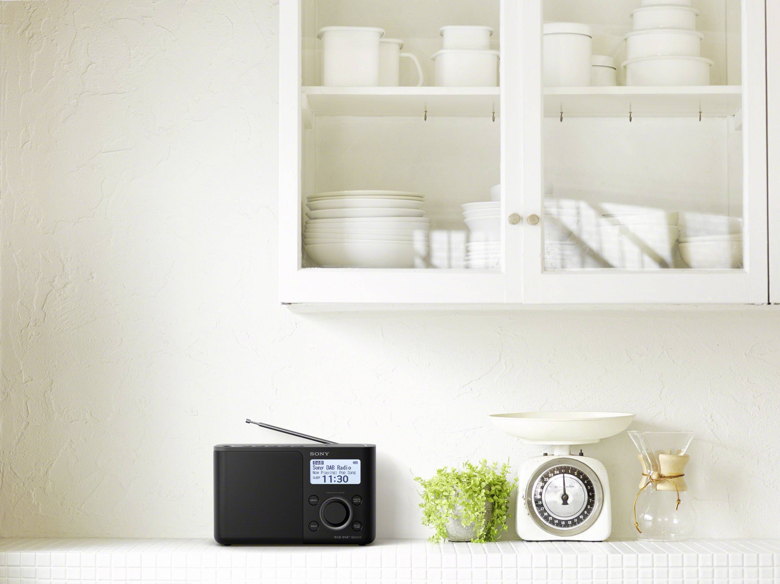 Sony XDR-S61D Radio portative DAB+, FM AUX noir-1
