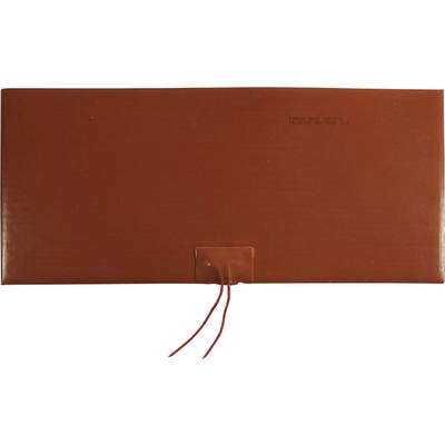 Pochette en cuir marron avec des cordons de fermeture, probablement destinée à la conservation de documents.