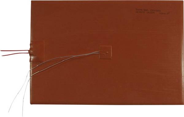 Thermo TECH silicone Feuille chauffante autocollant 230 V/DC, 230 V/AC 500 W Indice de protection IPX7 (L x l) 275 mm x 190 mm