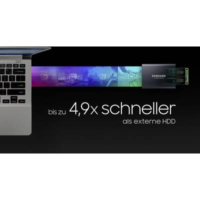 Disque dur externe SSD Samsung Portable T5 2 TB noir profond USB 3.1 (2è gén.)-1